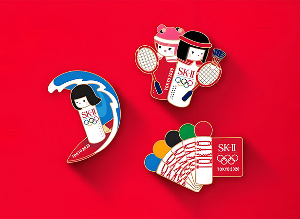 SK-II Tokyo Olympics Commemorative Badge