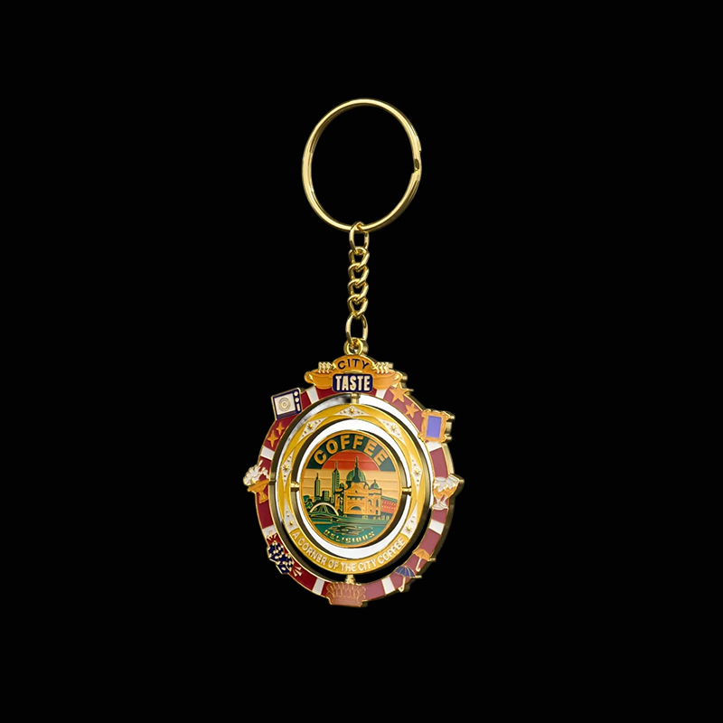 Metal keychain